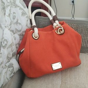 Orange Michael Kors Purse